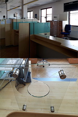 Dělící přepážka